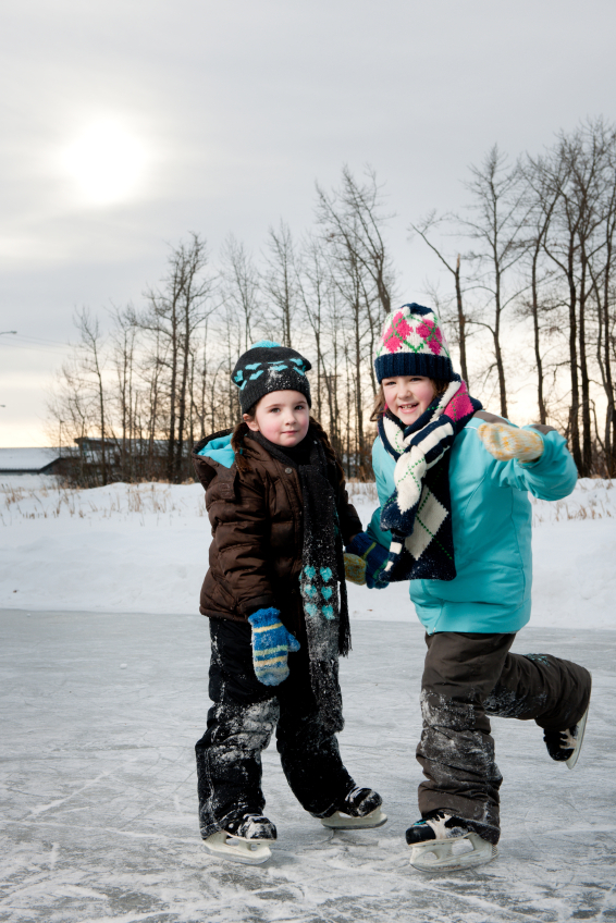 Ice skating