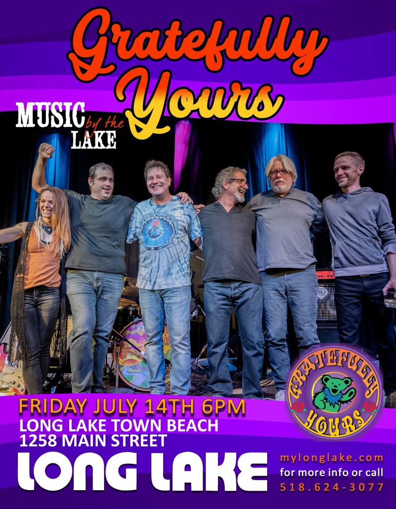 Gratefully yours band plays in Long Lake