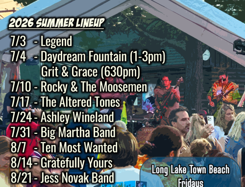 Music by the Lake 2026 Announced for Long Lake Beach Concert Series