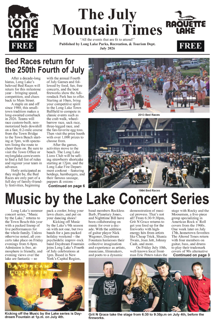 2026 July Mountain Times