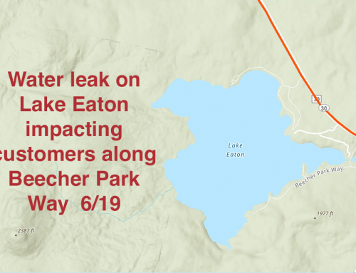 Water Line Leak on Lake Eaton 6/19/26