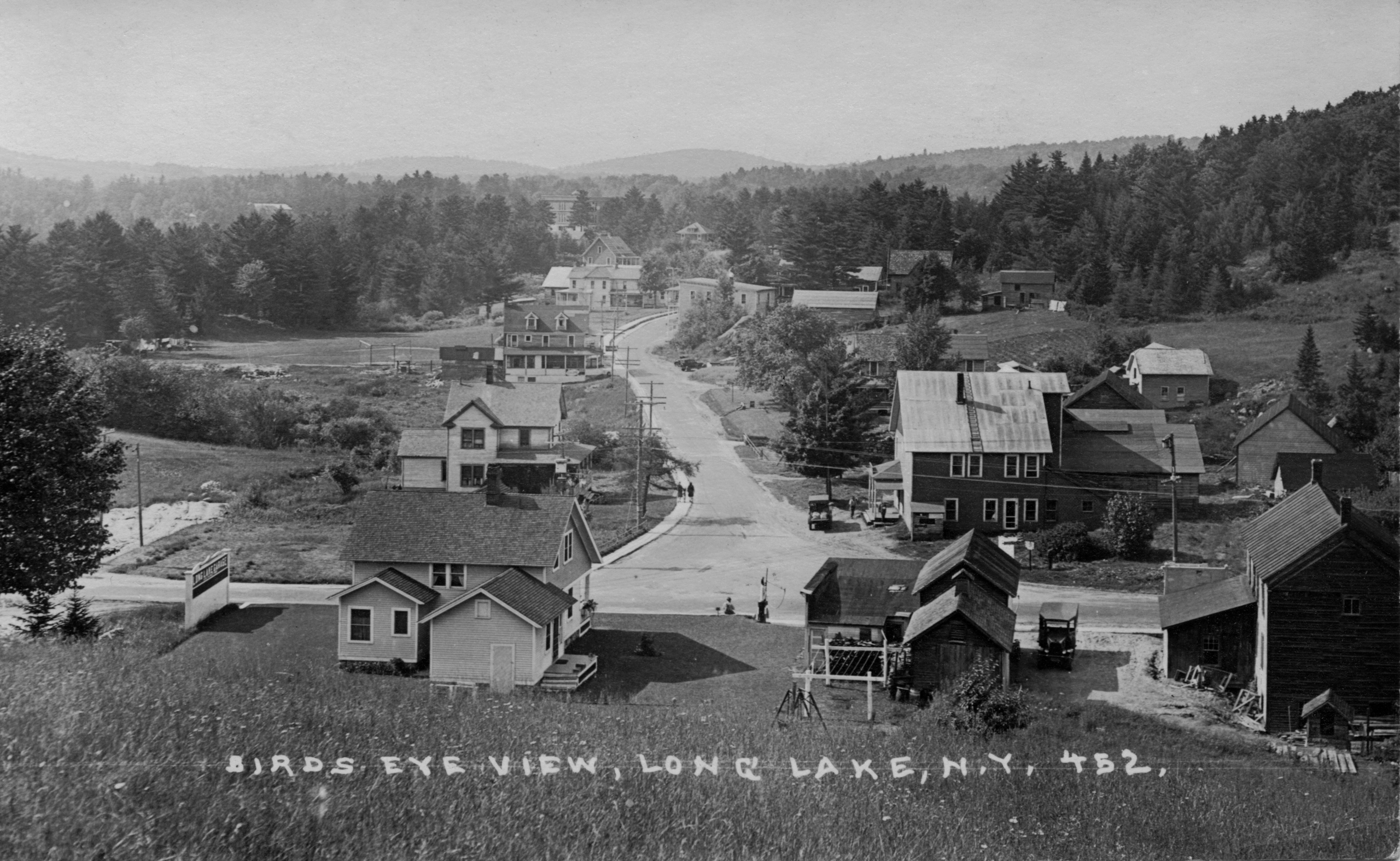 leh 2a 1930 birds eye view main street ballfield